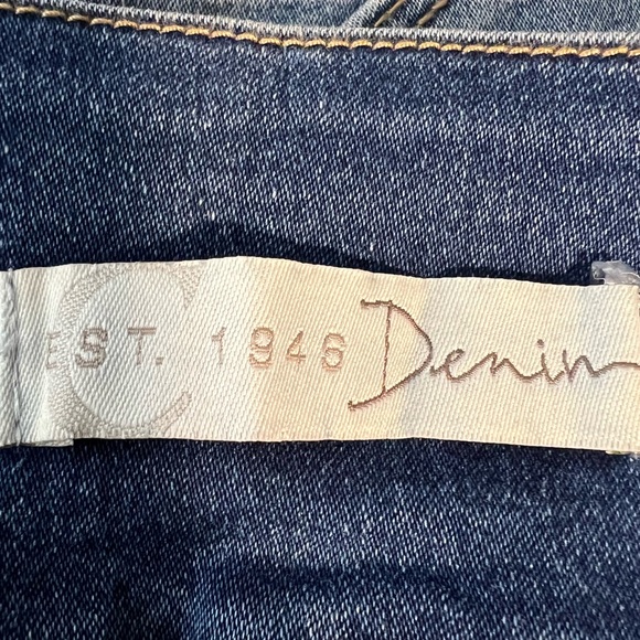 #272 ☑️EST. 1946 Denim Hi-Rise Skinny Crop Medium Denim Wash Capris Jeans - Picture 7 of 12